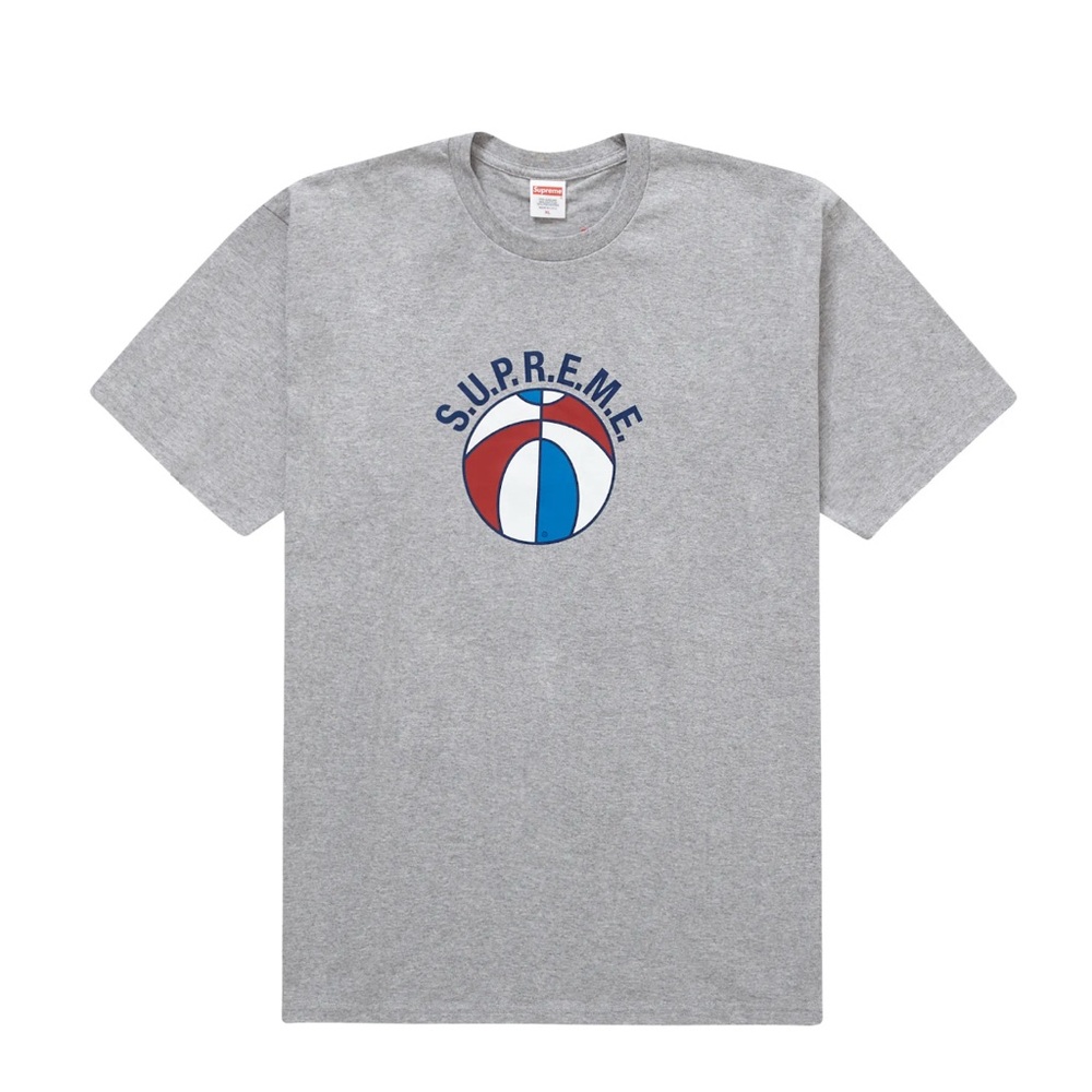 Supreme League Tee - Grey Medium Worn